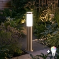 BRILAGI - LED RGBW Stmievateľné vonkajšie svietidlo ELIA 1xE27/6,5W/230V 2700-6500K IP44 Wi-Fi 50 cm matný chróm
