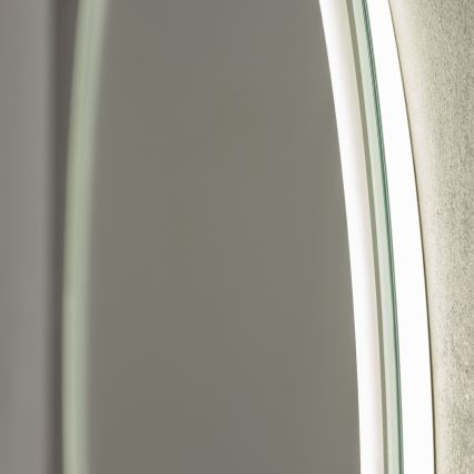 Brilagi - LED RGBW Kúpeľňové vyhrievané zrkadlo AVA PRO LED/18W/230V pr. 60 cm IP44 CRI 90 stmievateľné + CCT