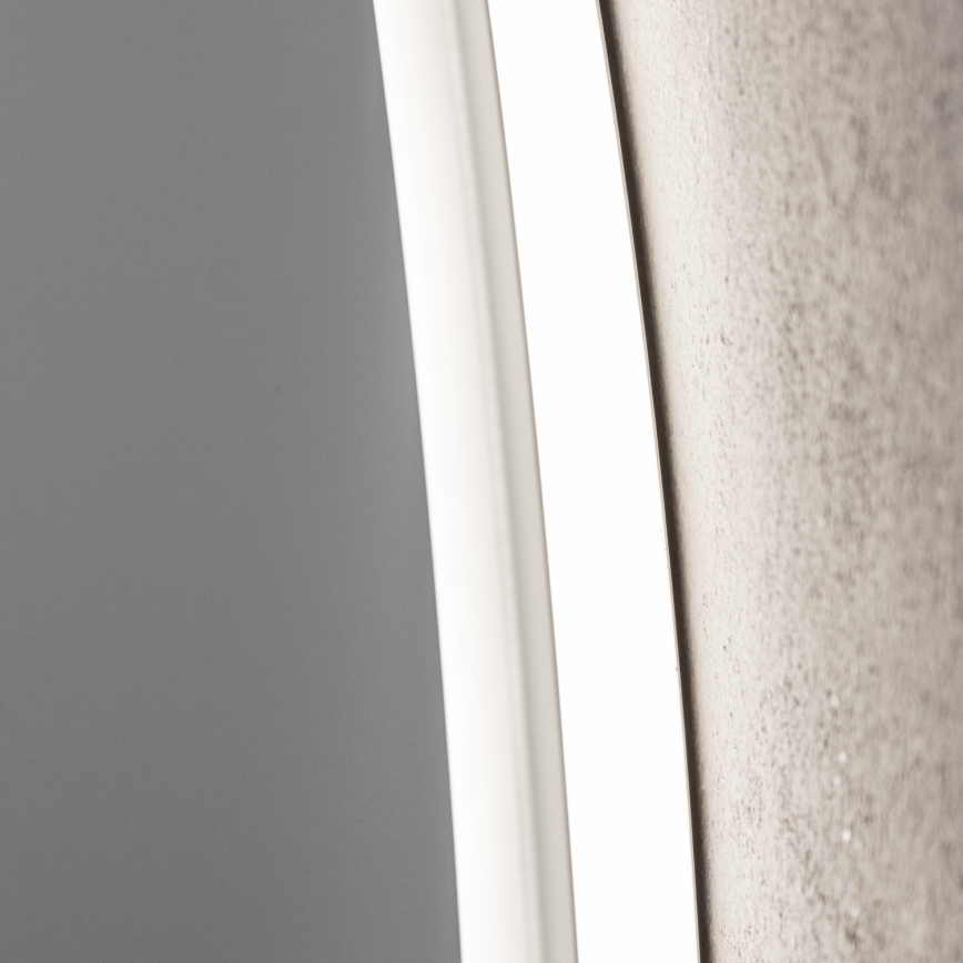 Brilagi - LED RGBW Kúpeľňové vyhrievané zrkadlo CLARA PRO LED/19W/230V pr. 60 cm IP44 CRI 90 stmievateľné + CCT + diaľkové ovládanie