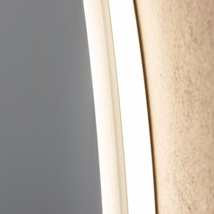 Brilagi - LED RGBW Kúpeľňové vyhrievané zrkadlo CLARA PRO LED/18,5W/230V pr. 60 cm IP44 CRI 90 stmievateľné + CCT