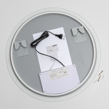 Brilagi - LED RGBW Kúpeľňové vyhrievané zrkadlo CLARA PRO LED/18,5W/230V pr. 60 cm IP44 CRI 90 stmievateľné + CCT