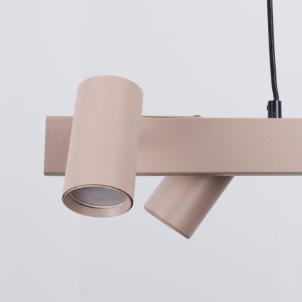 BRILAGI - LED RGBW stmievateľný luster na lanku SELE 4xGU10/6,5W/230V 2700-6500K béžová
