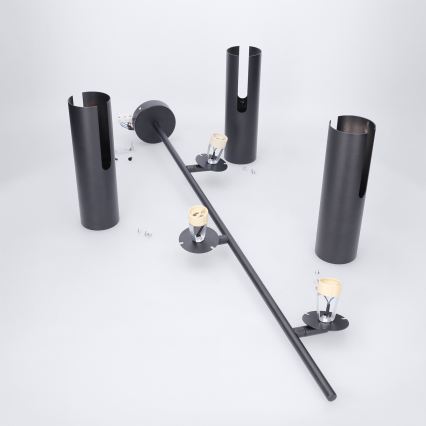 BRILAGI - LED RGBW Stmievateľný luster na tyči BRANCH 3xGU10/6,5W/230V 2700-6500K čierna