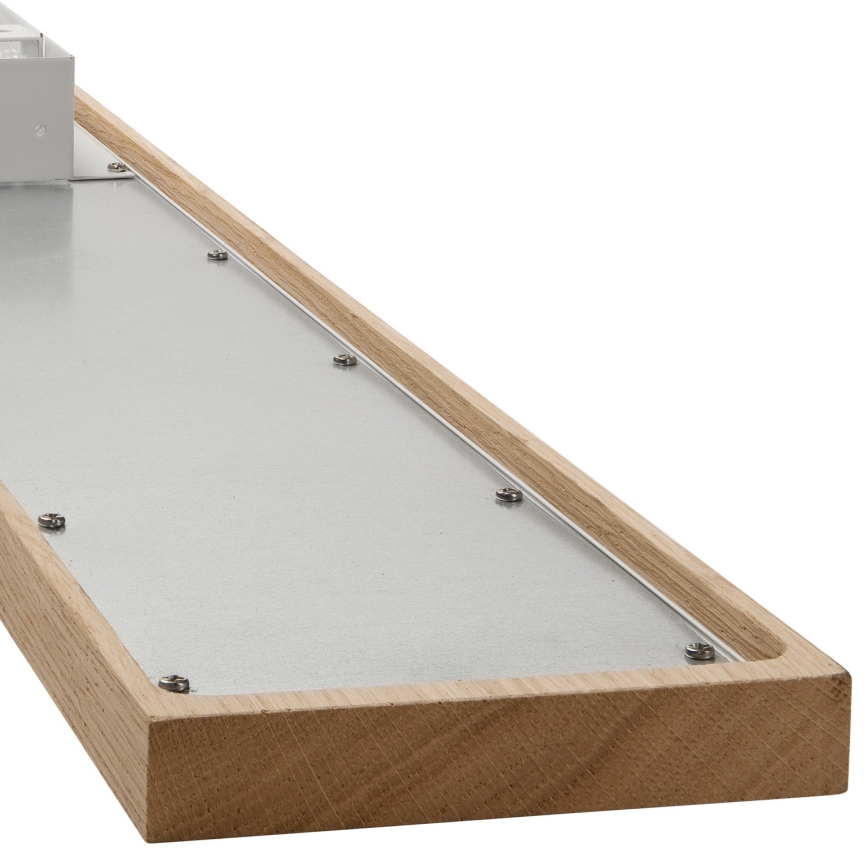 Brilagi - LED RGBW Stmievateľný panel WOODY FRAME LED/34W/230V 11,5x123 cm 2700-6500K dub + diaľkové ovládanie