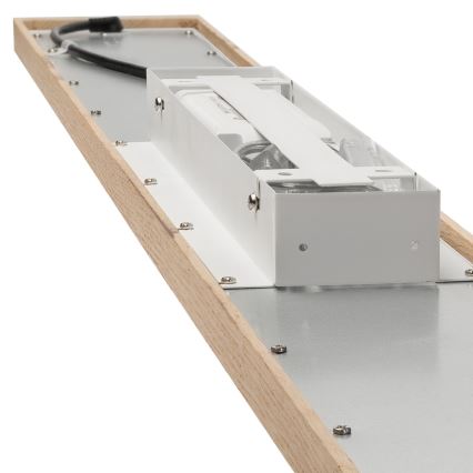 Brilagi - LED RGBW Stmievateľný panel WOODY FRAME LED/34W/230V 11,5x123 cm 2700-6500K dub + diaľkové ovládanie