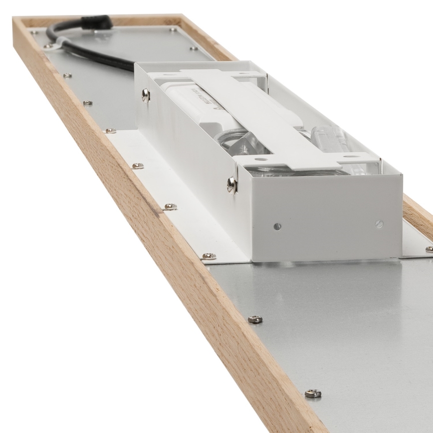 Brilagi - LED RGBW Stmievateľný panel WOODY FRAME LED/34W/230V 11,5x123 cm 2700-6500K dub + diaľkové ovládanie