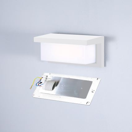 Brilagi - LED RGBW Stmievateľné vonkajšie nástenné svietidlo BRICKY 1xE27/9W/230V 2700-6500K IP54 biela