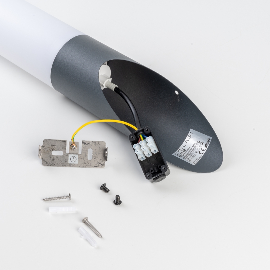 BRILAGI - LED RGBW Stmievateľná vonkajšia nástenná lampa ELIA 1xE27/6,5W/230V 2700-6500K IP44 Wi-Fi antracit