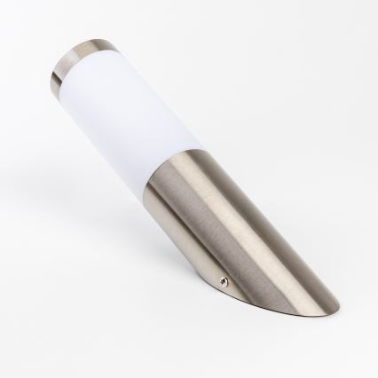 BRILAGI - LED RGBW Stmievateľná vonkajšia nástenná lampa ELIA 1xE27/6,5W/230V 2700-6500K IP44 Wi-Fi matný chróm