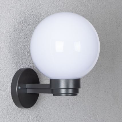 BRILAGI - LED RGBW stmievateľné vonkajšie nástenné svietidlo HARBOR 1xE27/12W/230V 2700-6500K IP33 antracit/biela