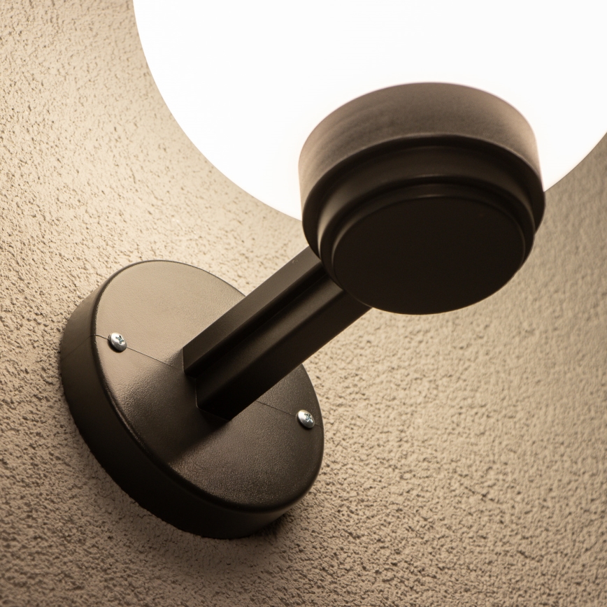 BRILAGI - LED RGBW Stmievateľné vonkajšie nástenné svietidlo HARBOR 1xE27/12W/230V 2700-6500K IP33 čierna/biela