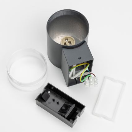Brilagi - LED RGBW stlmiteľné vonkajšie nástenné svietidlo MATERA 1xGU10/4,8W/230V 3000K IP54 antracit + diaľkové ovládanie
