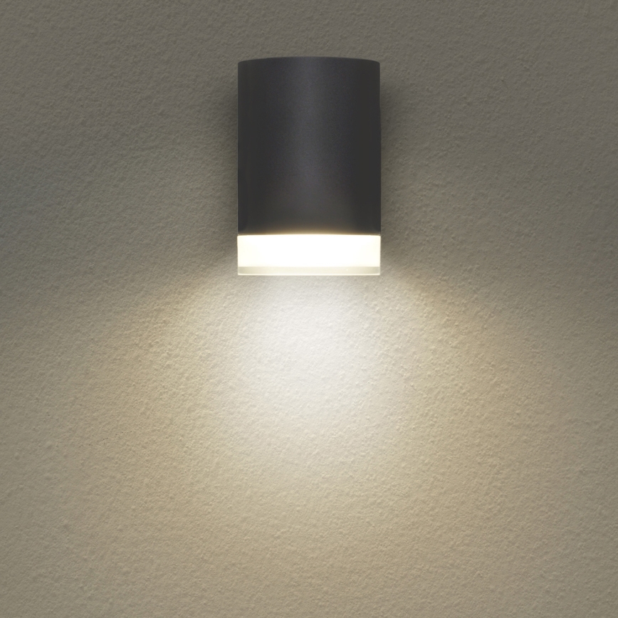 Brilagi - LED RGBW stlmiteľné vonkajšie nástenné svietidlo MATERA 1xGU10/4,8W/230V 3000K IP54 antracit + diaľkové ovládanie