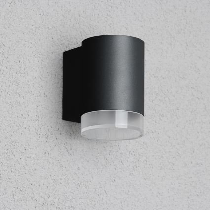 Brilagi - LED RGBW Stmievateľné vonkajšie nástenné svietidlo MATERA 1xGU10/4,8W/230V 3000K IP54 čierne + diaľkové ovládanie