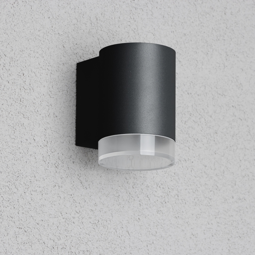 Brilagi - LED RGBW Stmievateľné vonkajšie nástenné svietidlo MATERA 1xGU10/4,8W/230V 3000K IP54 čierne + diaľkové ovládanie