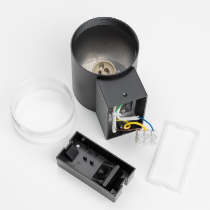Brilagi - LED RGBW Stmievateľné vonkajšie nástenné svietidlo MATERA 1xGU10/4,8W/230V 3000K IP54 čierne + diaľkové ovládanie