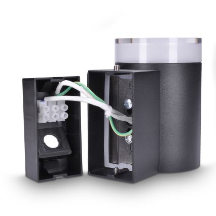 Brilagi - LED RGBW Stmievateľné vonkajšie nástenné svietidlo MATERA 1xGU10/4,8W/230V 3000K IP54 čierne + diaľkové ovládanie