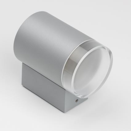 Brilagi - LED RGBW stmievateľné vonkajšie nástenné svietidlo MATERA 1xGU10/4,8W/230V 3000K IP54 sivá + diaľkové ovládanie