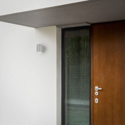 Brilagi - LED RGBW stmievateľné vonkajšie nástenné svietidlo MATERA 1xGU10/4,8W/230V 3000K IP54 sivá + diaľkové ovládanie