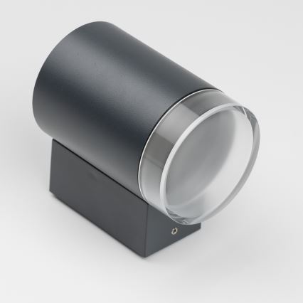 Brilagi - LED RGBW stlmiteľné vonkajšie nástenné svietidlo MATERA 1xGU10/6W/230V 3000K IP54 antracit + diaľkové ovládanie