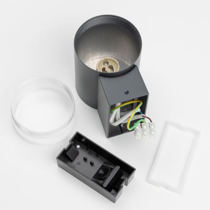 Brilagi - LED RGBW stlmiteľné vonkajšie nástenné svietidlo MATERA 1xGU10/6W/230V 3000K IP54 antracit + diaľkové ovládanie