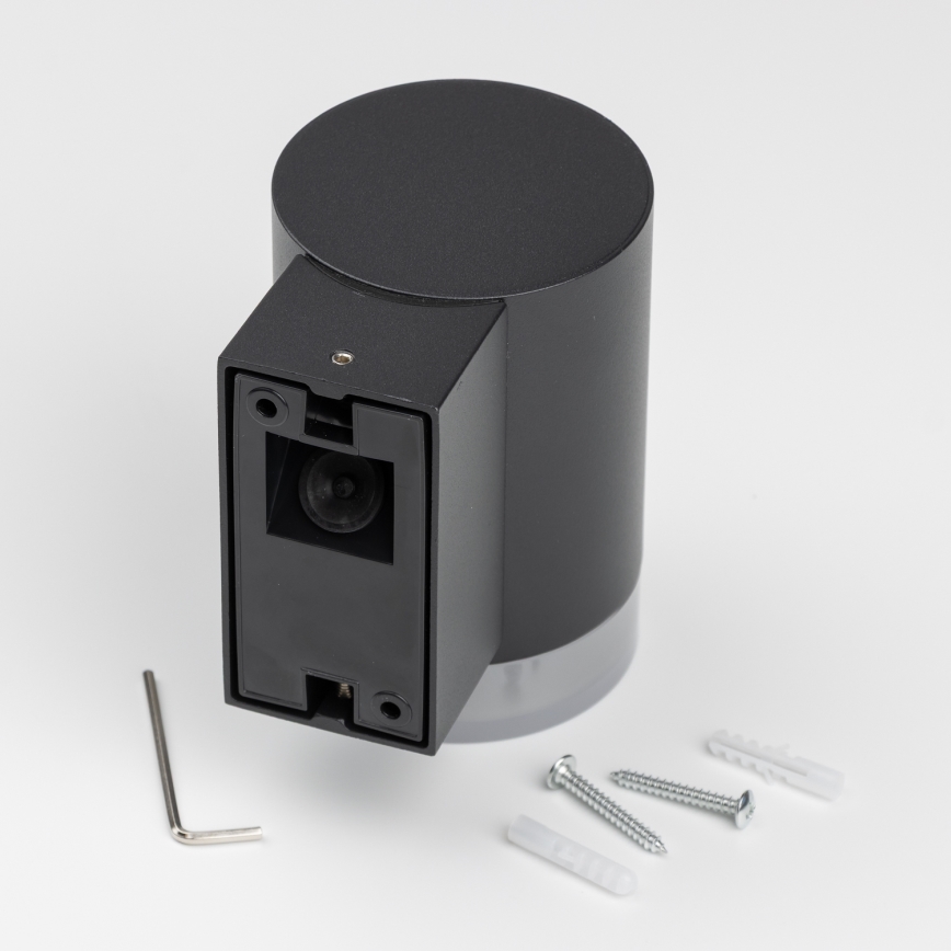 Brilagi - LED RGBW Stmievateľné vonkajšie nástenné svietidlo MATERA 1xGU10/6W/230V 3000K IP54 čierne + diaľkové ovládanie