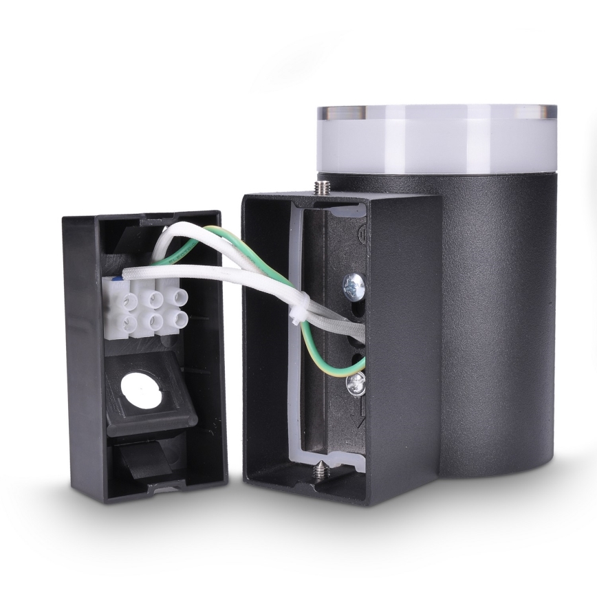 Brilagi - LED RGBW Stmievateľné vonkajšie nástenné svietidlo MATERA 1xGU10/6W/230V 3000K IP54 čierne + diaľkové ovládanie