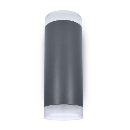 Brilagi - LED RGBW stmievateľné vonkajšie nástenné svietidlo MATERA 2xGU10/4,8W/230V 3000K IP54 antracit + diaľkové ovládanie
