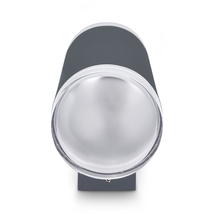 Brilagi - LED RGBW stmievateľné vonkajšie nástenné svietidlo MATERA 2xGU10/4,8W/230V 3000K IP54 antracit + diaľkové ovládanie