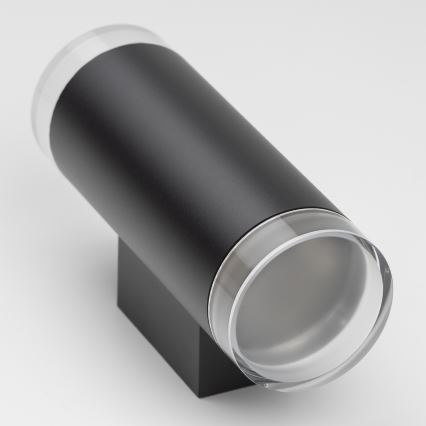 Brilagi - LED RGBW stmievateľné vonkajšie nástenné svietidlo MATERA 2xGU10/4,8W/230V 3000K IP54 čierna + diaľkové ovládanie