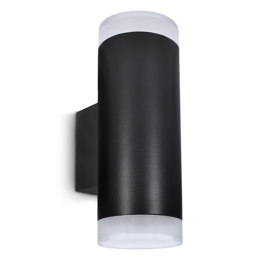 Brilagi - LED RGBW stmievateľné vonkajšie nástenné svietidlo MATERA 2xGU10/4,8W/230V 3000K IP54 čierna + diaľkové ovládanie