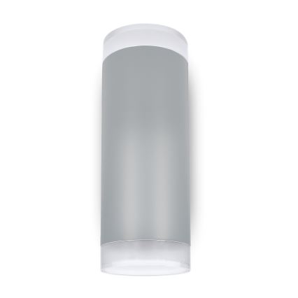 Brilagi - LED RGBW Stmievateľné vonkajšie nástenné svietidlo MATERA 2xGU10/4,8W/230V 3000K IP54 sivá + diaľkové ovládanie