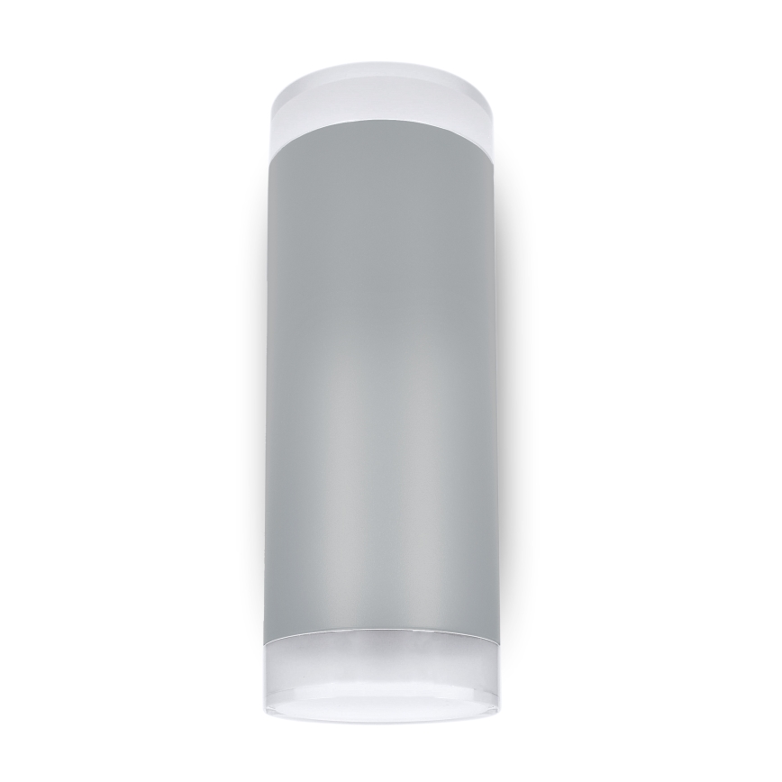 Brilagi - LED RGBW Stmievateľné vonkajšie nástenné svietidlo MATERA 2xGU10/4,8W/230V 3000K IP54 sivá + diaľkové ovládanie