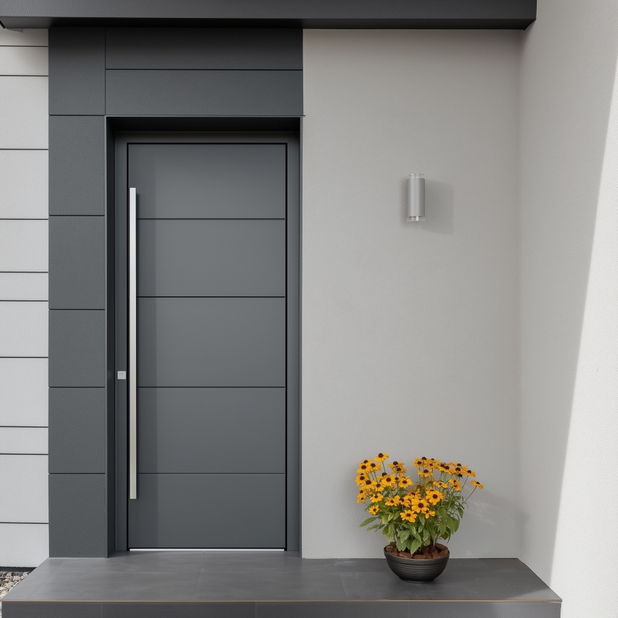 Brilagi - LED RGBW Stmievateľné vonkajšie nástenné svietidlo MATERA 2xGU10/6W/230V 3000K IP54 sivá + diaľkové ovládanie