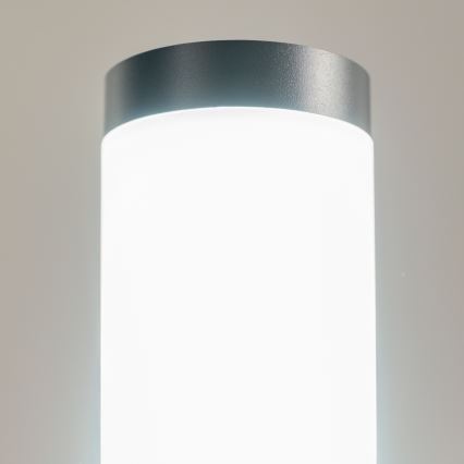 BRILAGI - LED RGBW stlmiteľná vonkajšia lampa so zásuvkou ELIA 1xE27/6,5W/230V 2700-6500K IP44 Wi-Fi 50 cm antracit