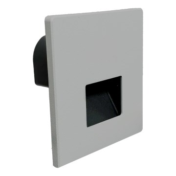 Brilagi - LED schodiskové svietidlo JACK LED/3W/230V 3000/4000/6500K IP65 sivá