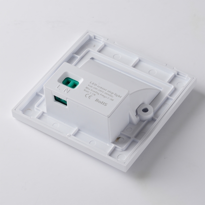 Brilagi - LED schodiskové svietidlo so senzorom STEP LIGHT LED/1,5W/230V IP44 biela