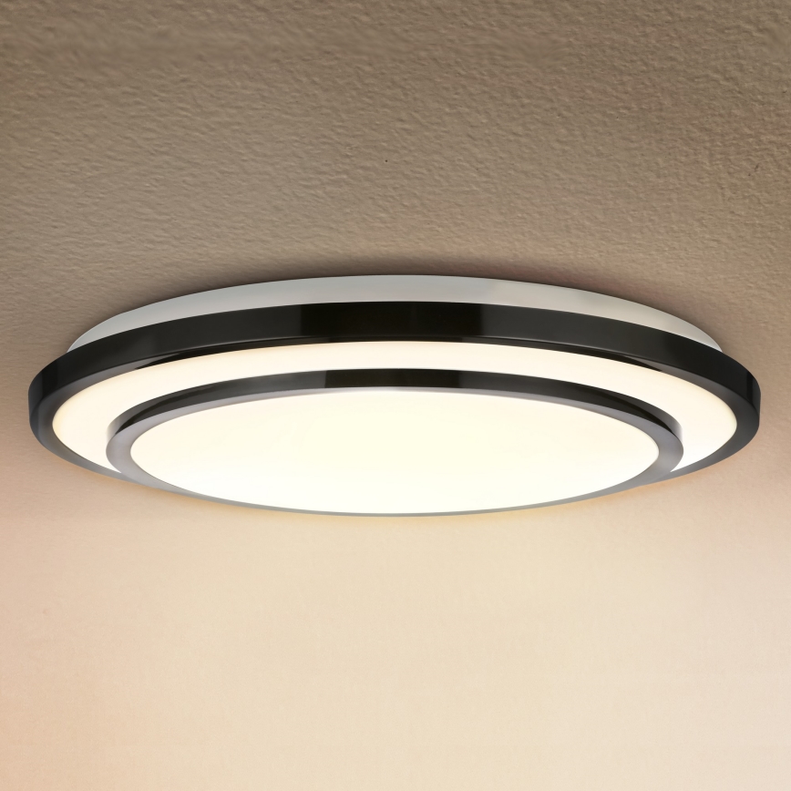 Brilagi - LED Smievateľné stropné svietidlo LUCIANO LED/48W/230V 3000-6500K ø 39 cm čierna + diaľkové ovládanie