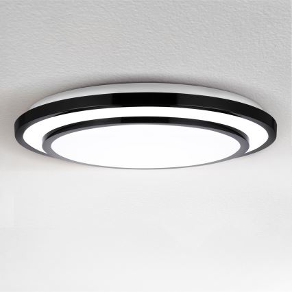 Brilagi - LED Smievateľné stropné svietidlo LUCIANO LED/48W/230V 3000-6500K ø 39 cm čierna + diaľkové ovládanie