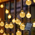 Brilagi - LED solárna dekoratívna reťaz BUBBLE 300xLED/8 funkcií 30m IP65 teplá biela 500 mAh