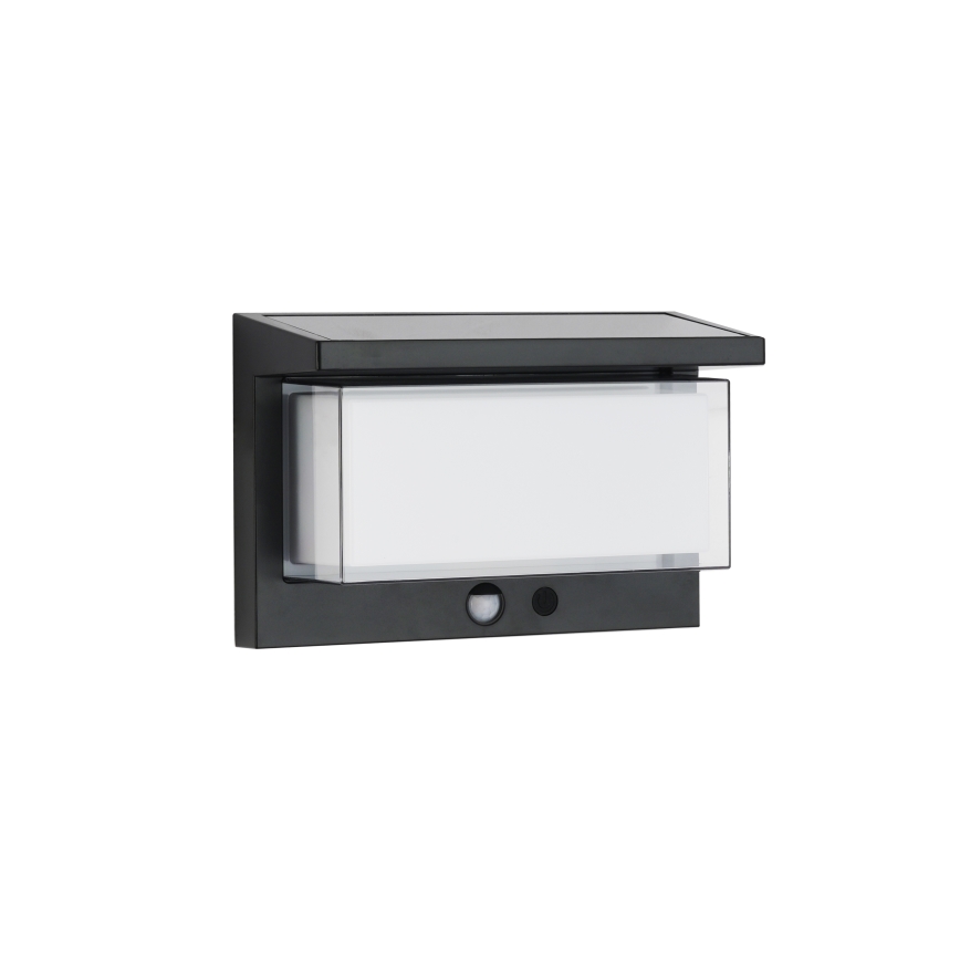 Brilagi - LED Solárne nástenné svietidlo so senzorom SLNKO LUME LED/10W/3,7V 4000 mAh IP44