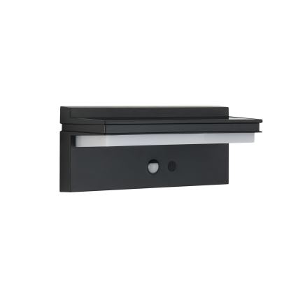 Brilagi - LED Solárne nástenné svietidlo so senzorom SLNKO SENSE LED/10W/3,7V 4000 mAh IP44