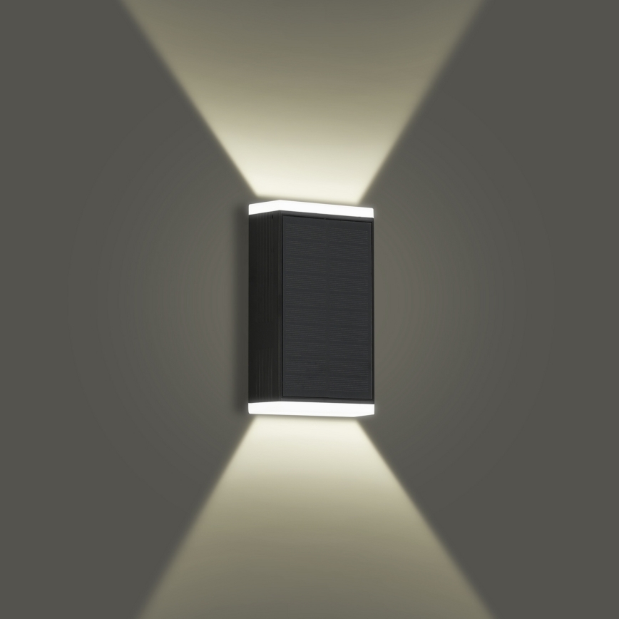 Brilagi - LED Solárne nástenné svietidlo SLNKO GUARD LED/2W/3,7V 2000 mAh IP45