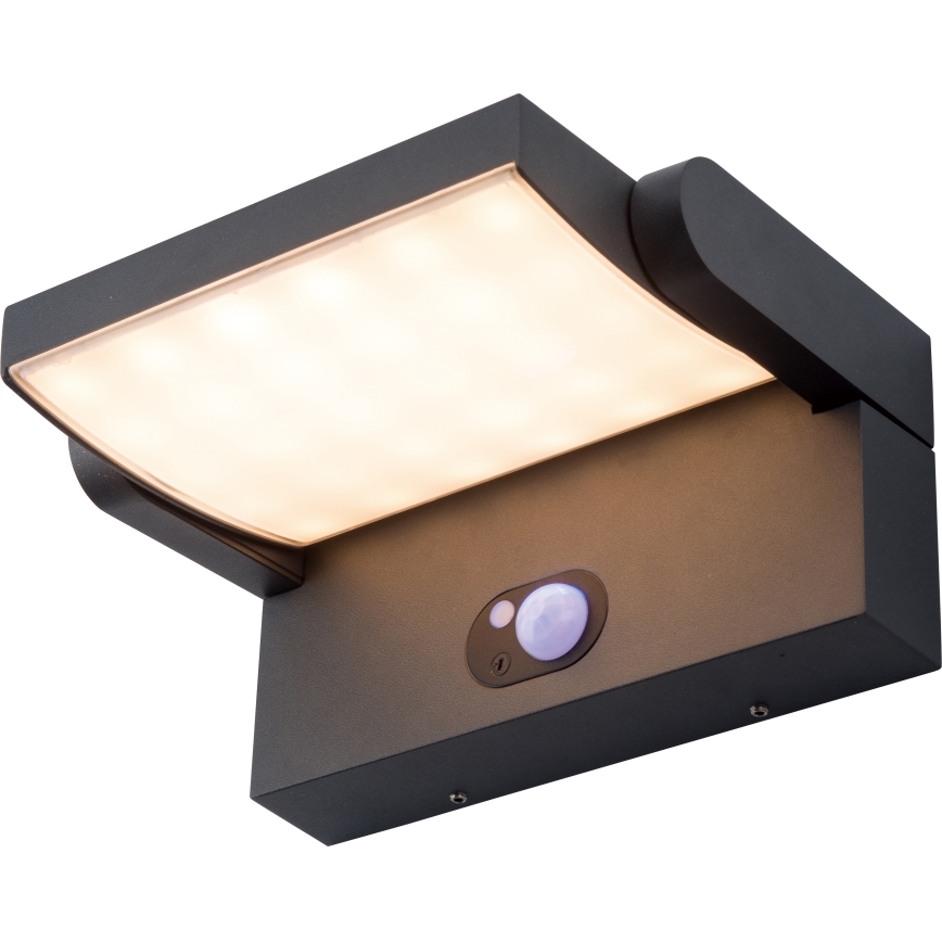 Brilagi - LED Solárne nástenné svietidlo so senzorom pohybu a súmraku ANKLE LED/3,5W/3,7V 2200 mAh IP54