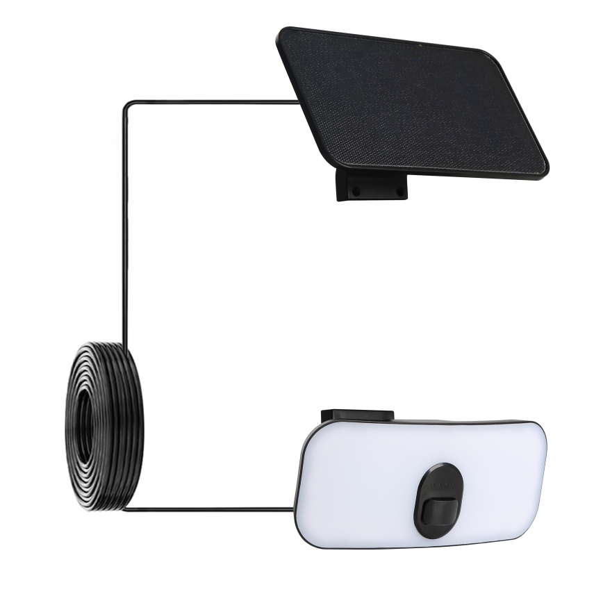 Brilagi - LED Solárne nástenné svietidlo so senzorom ROOF LED/13W/5V IP65