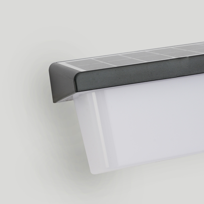Brilagi - LED solárne nástenné svietidlo so senzorom SUN RAY LED/6W/3,7V 2200 mAh IP44