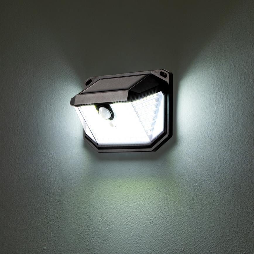 Brilagi - LED Solárne nástenné svietidlo so senzorom WALLIE LED/4W/5,5V 1200mAh 6500K IP65