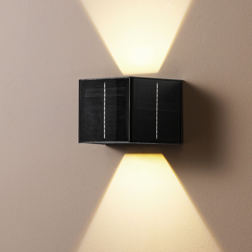 Brilagi - LED Solárne nástenné svietidlo SOLAR CUBE LED/2W/3,2V 1300 mAh IP54