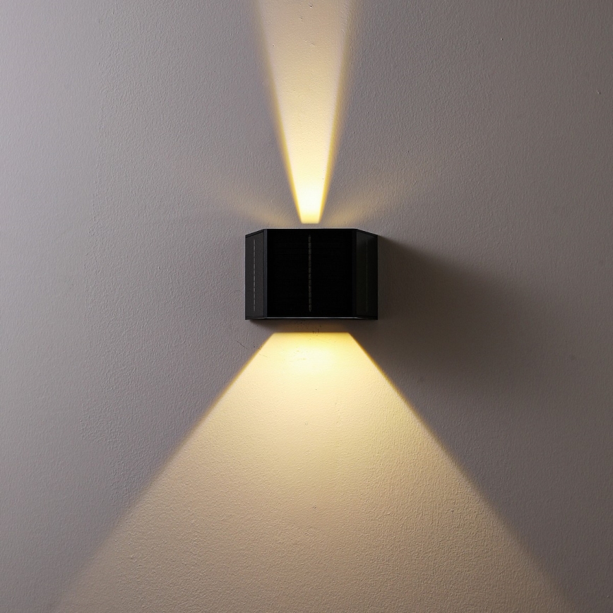 Brilagi - LED Solárne nástenné svietidlo SOLAR CUBE LED/2W/3,2V 1300 mAh IP54