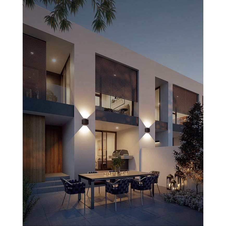 Brilagi - LED Solárne nástenné svietidlo SOLAR CUBE LED/2W/3,2V 1300 mAh IP54
